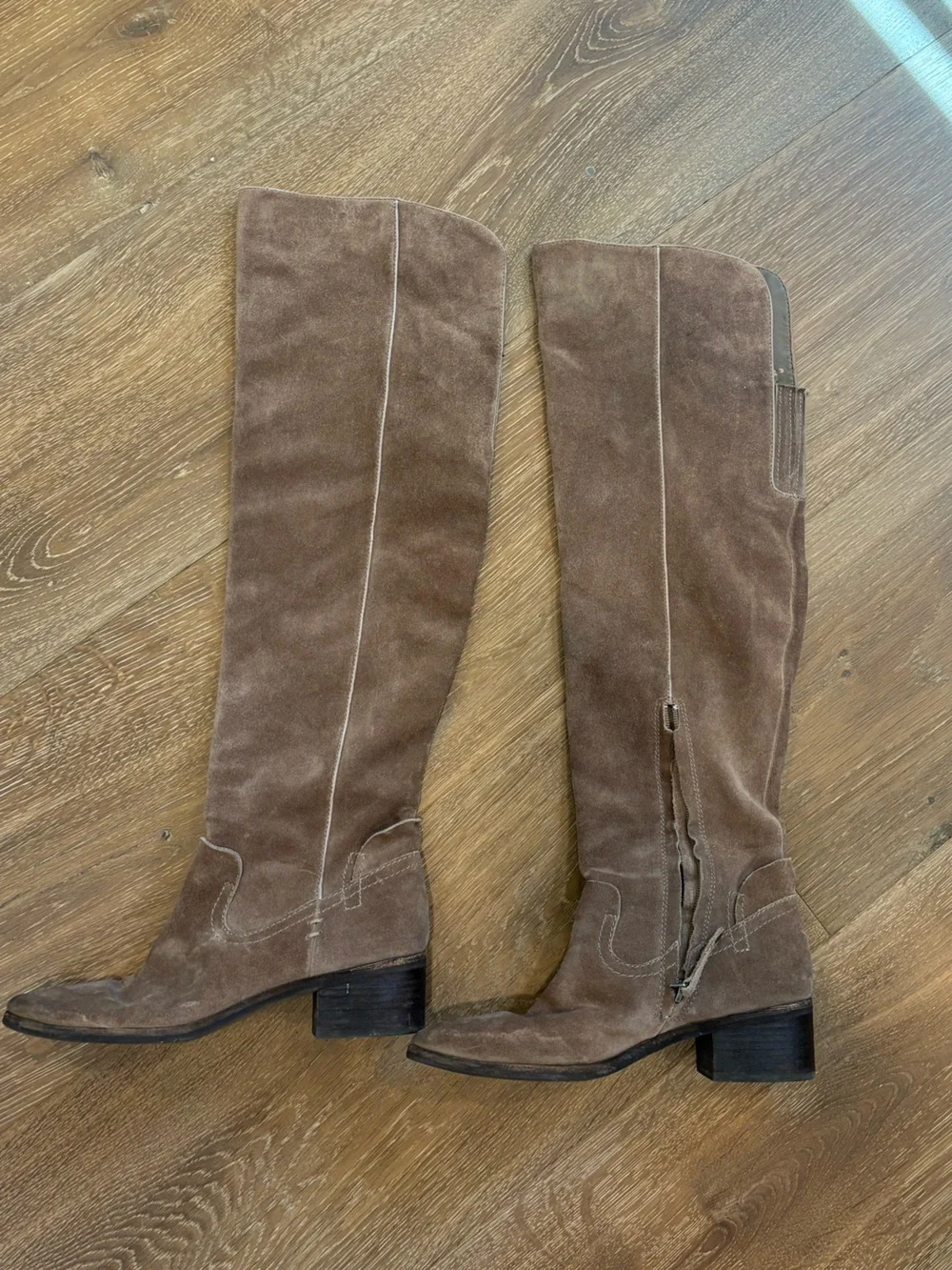 Dolce Vita Women's Brown Suede Knee-High Boots